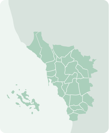 خريطة منطقة جازان